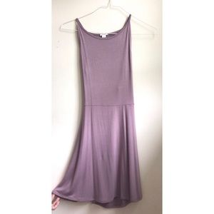 Lilac flared dress
